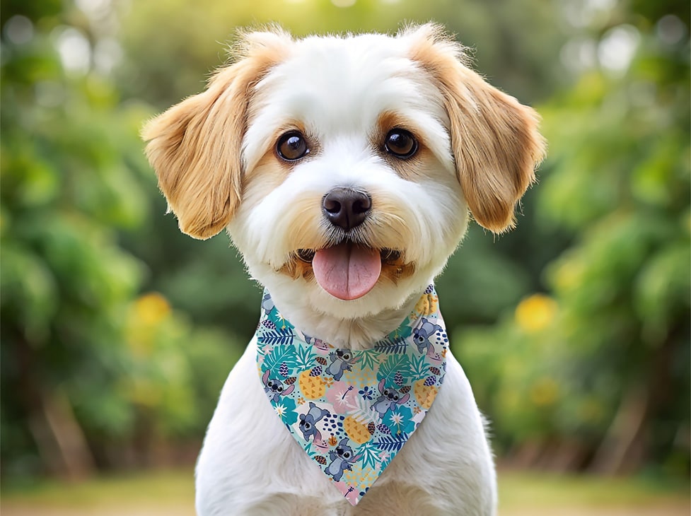 Bandana pour chien Stitch