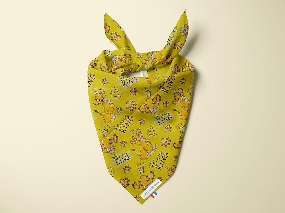 Bandana pour chien Roi Lion