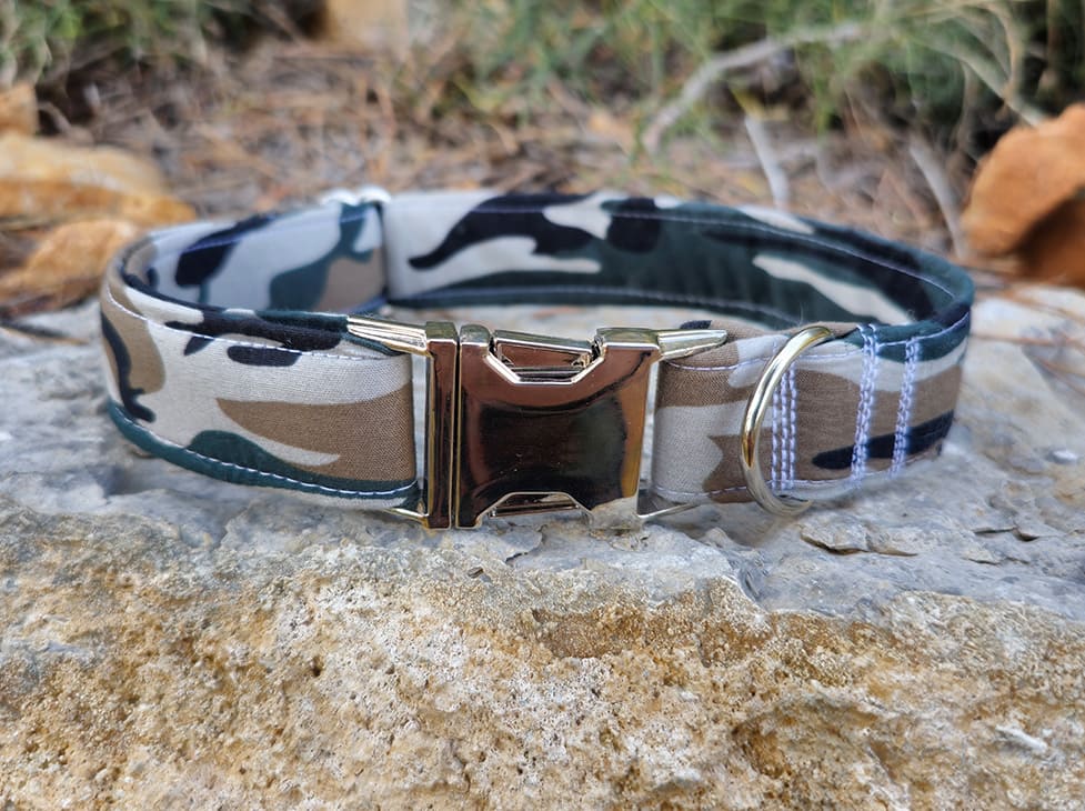 Collier chien treillis
