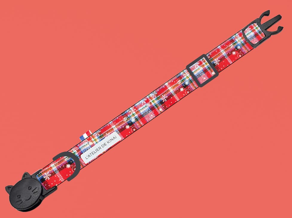 Collier pour chat Tartan des Neiges