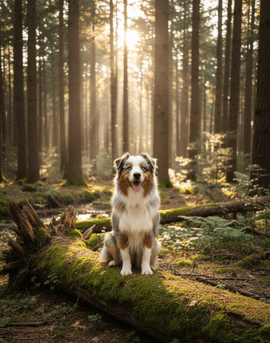 Kinaï, le chien de Marine et mascotte de L'Atelier de Kinaï