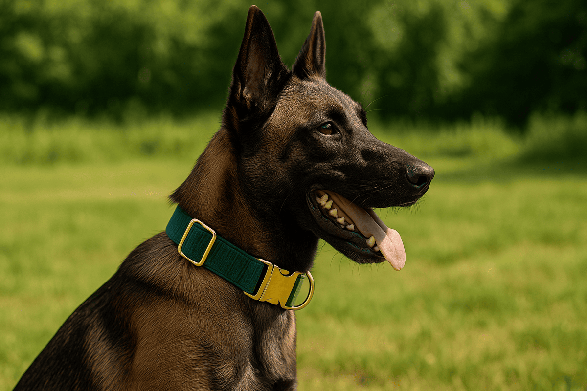 🐺 Collier Malinois personnalisé : performance et élégance