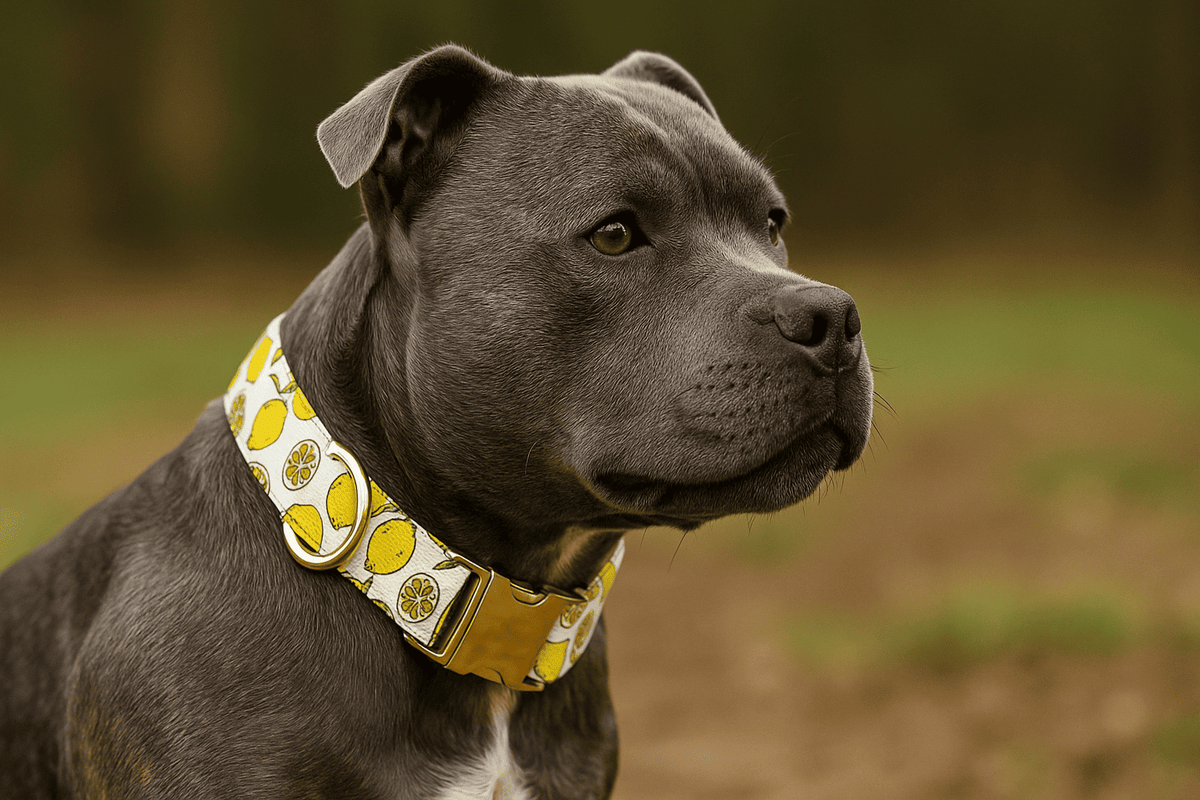 💪 Collier Staffie personnalisé : résistance et confort assurés