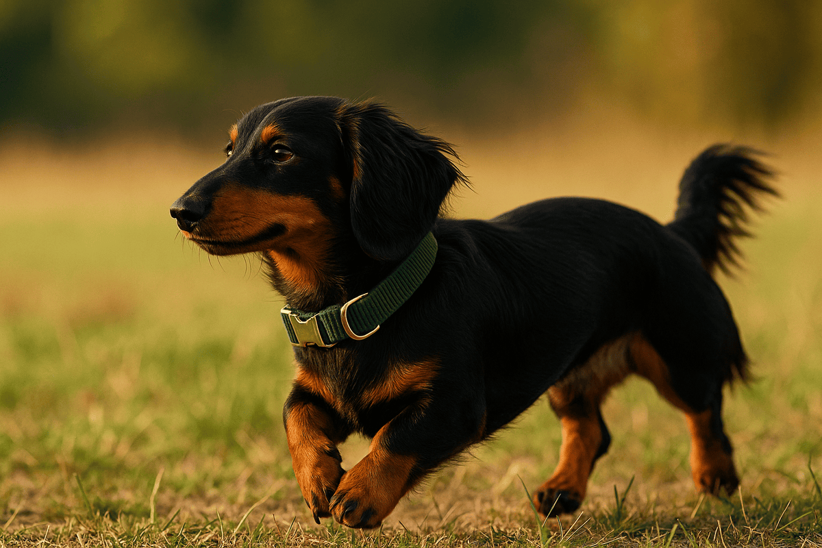 🐾 Collier Teckel personnalisé : confort et originalité