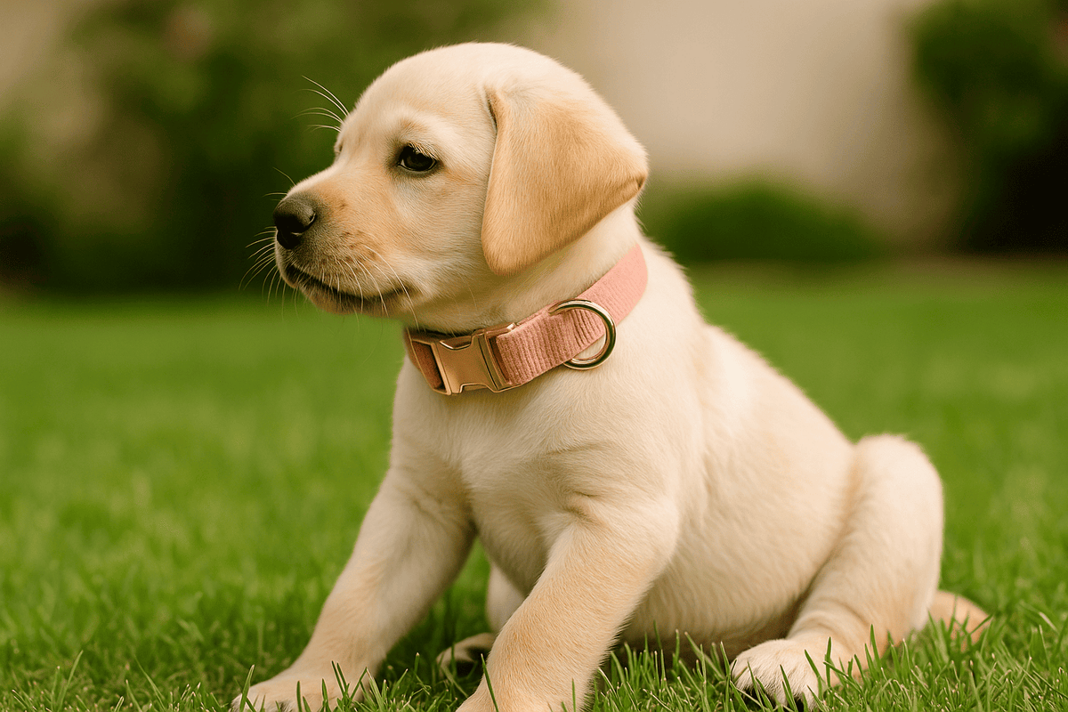 Collier pour chiot fait main : une alternative douce et sûre