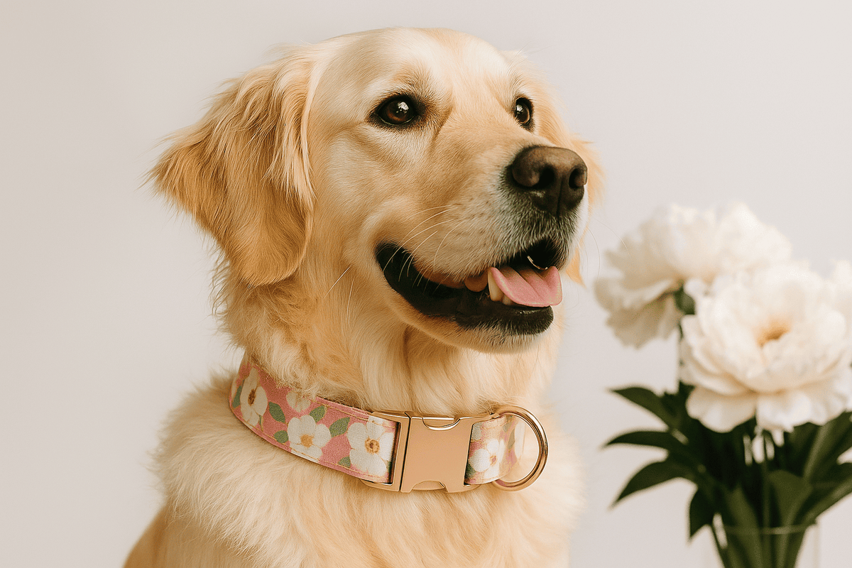 🎀 Collier chien personnalisé pour événements : mariage, shooting, fêtes… mettez votre chien à l’honneur