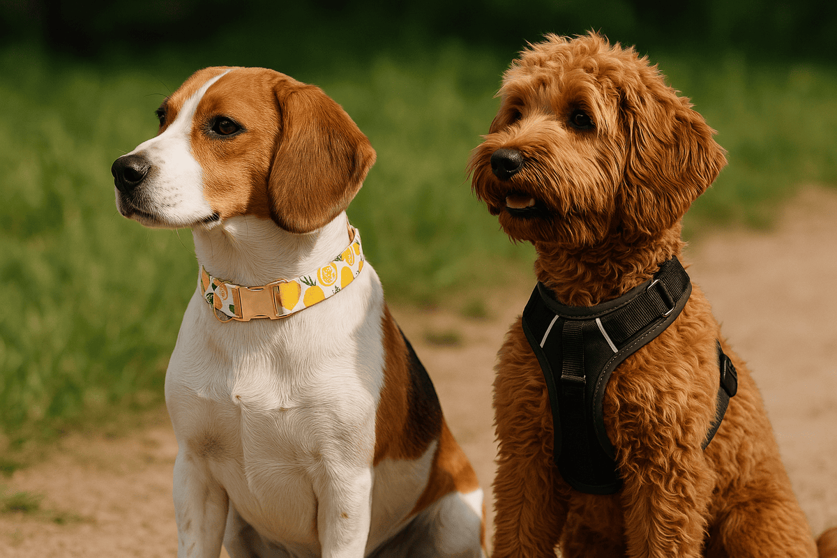 ⚖️ Collier chien personnalisé ou harnais : lequel choisir pour votre compagnon ?