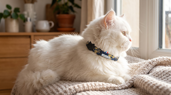Collier Chat Brodé : Comment Choisir la Couleur du Fil