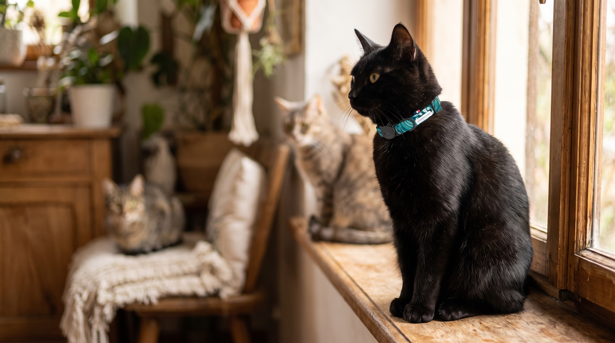 Plusieurs Chats à la Maison : un Collier pour Reconnaître Chacun
