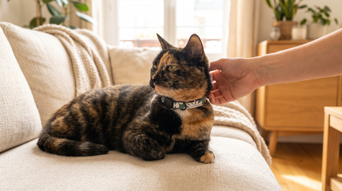 Adopter un Chat Adulte : Lui Présenter son Premier Collier en Douceur