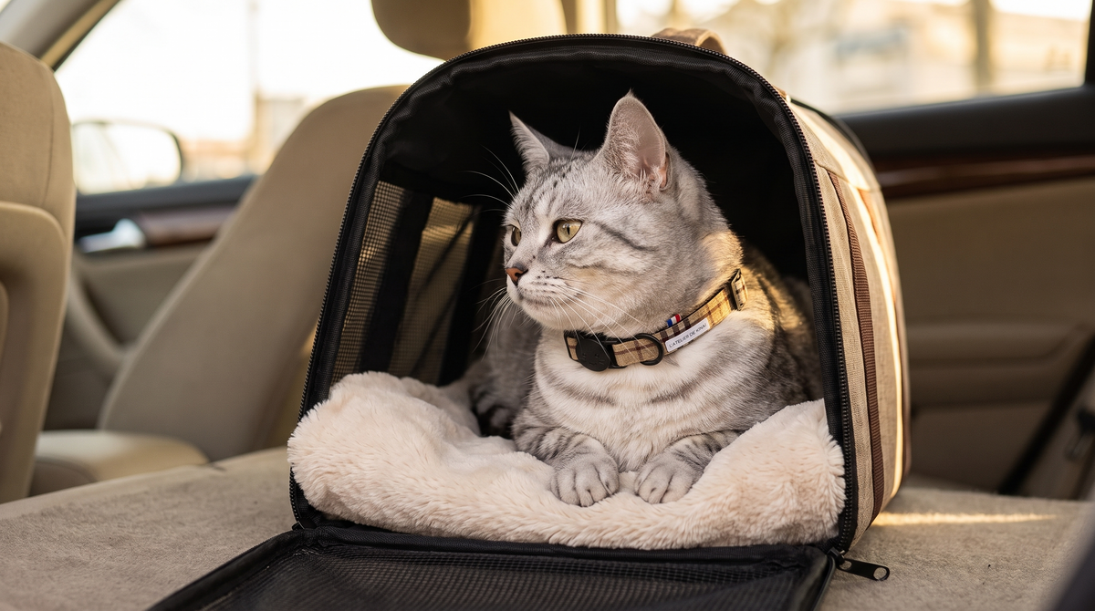Voyager en Voiture avec Son Chat : Collier, Caisse de Transport et Sécurité
