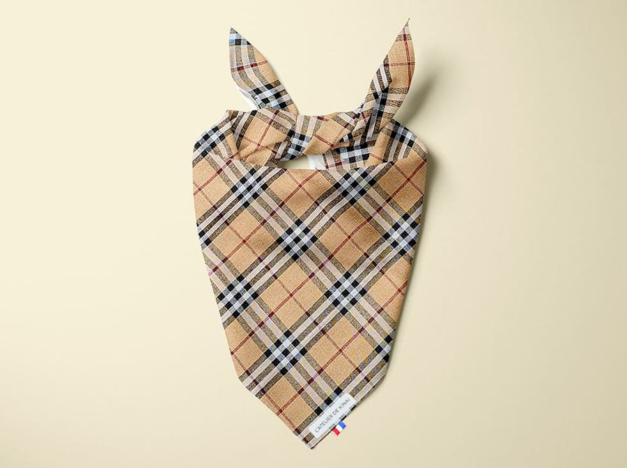 Bandana pour chien Carreaux