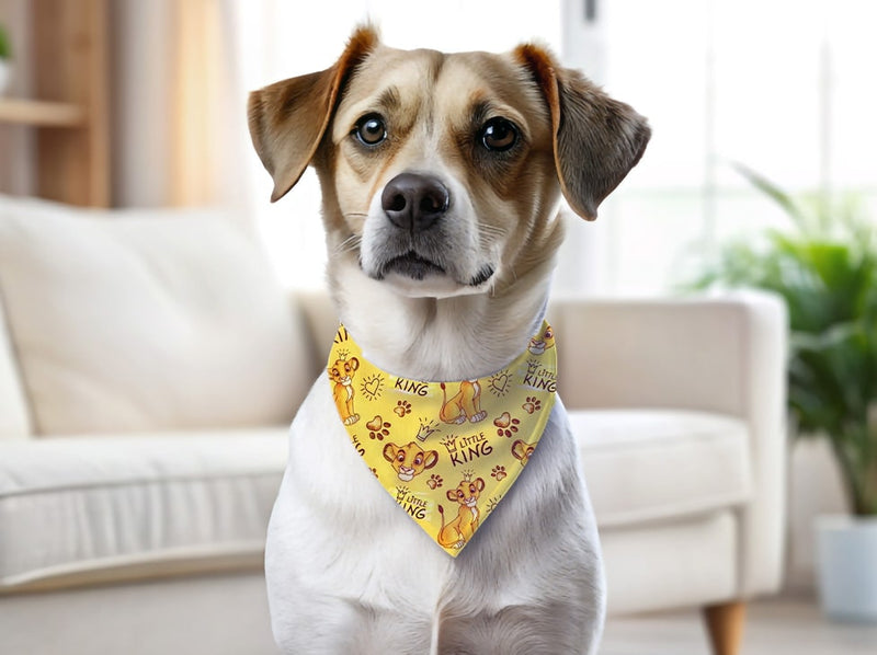 Bandana personnalisé pour chien Roi Lion