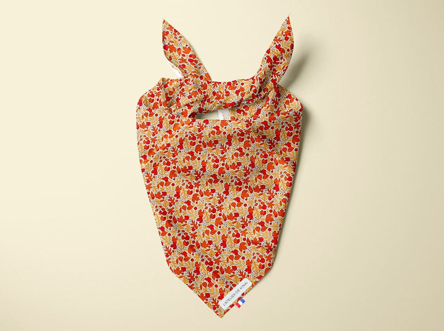 Bandana pour chien Feuille