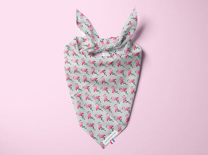 Bandana pour chien flamant