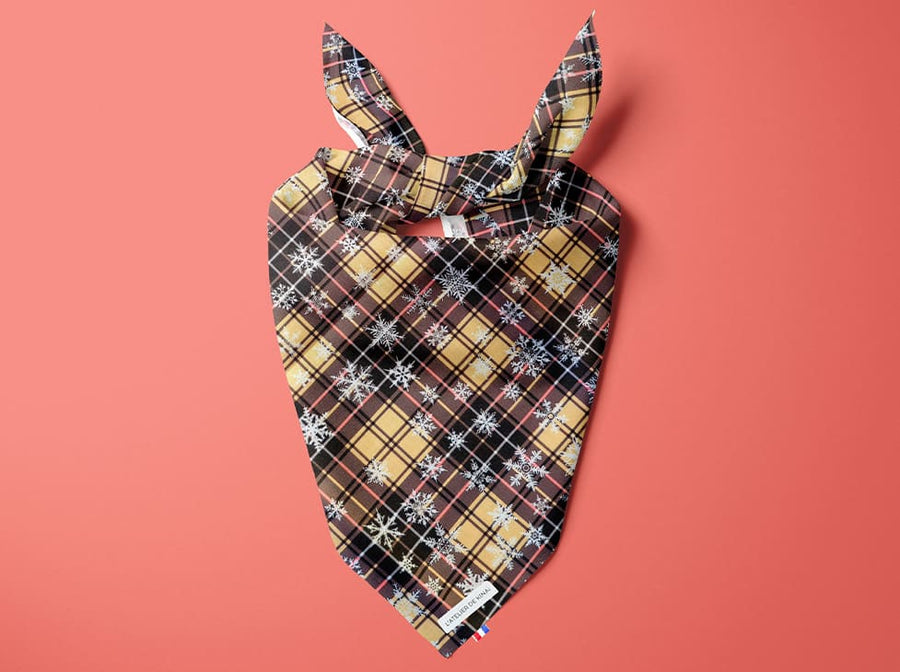 Bandana pour chien Givre Écossais