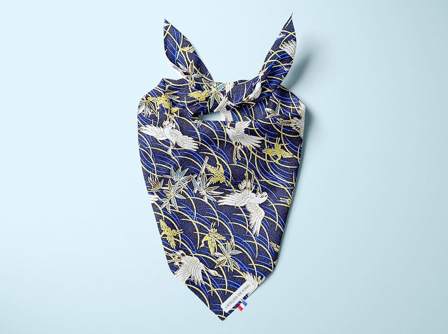 Bandana pour chien Grue