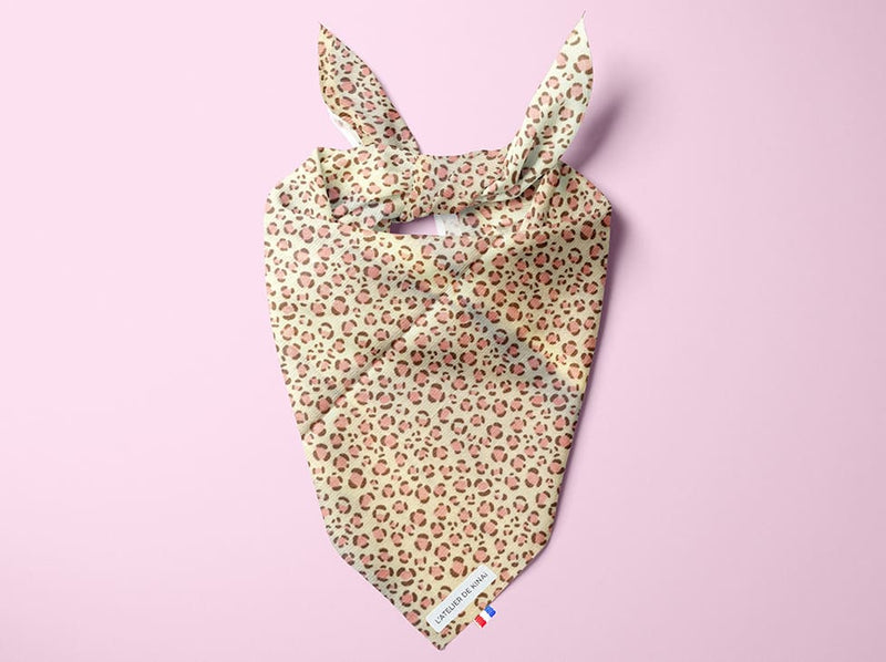 Bandana pour chien Léopard