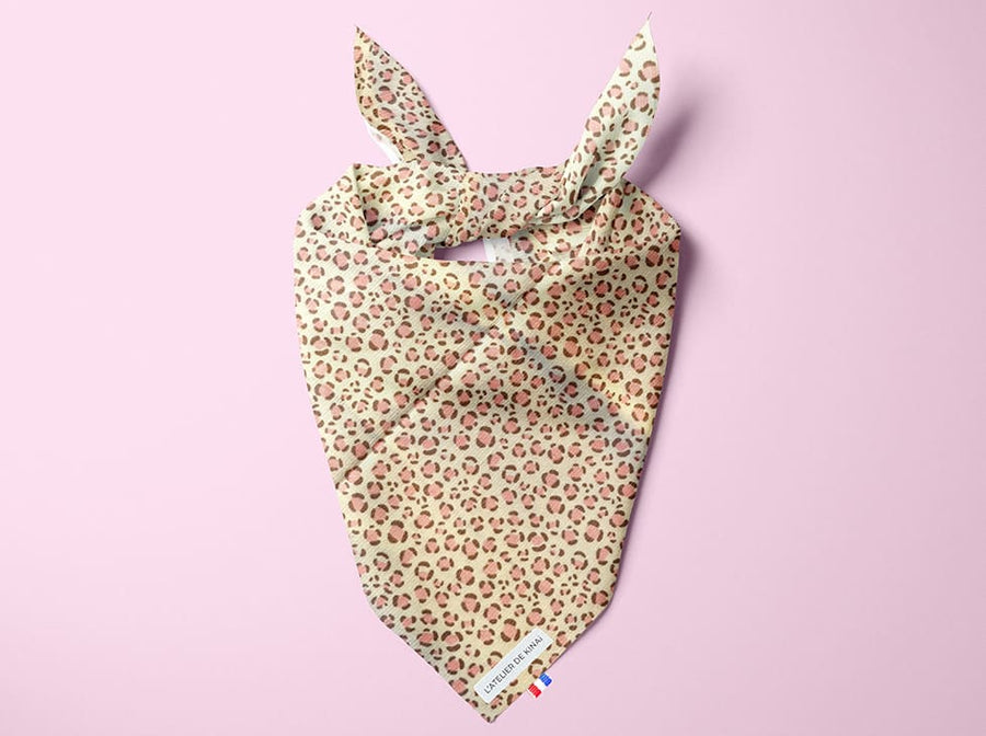 Bandana pour chien Léopard