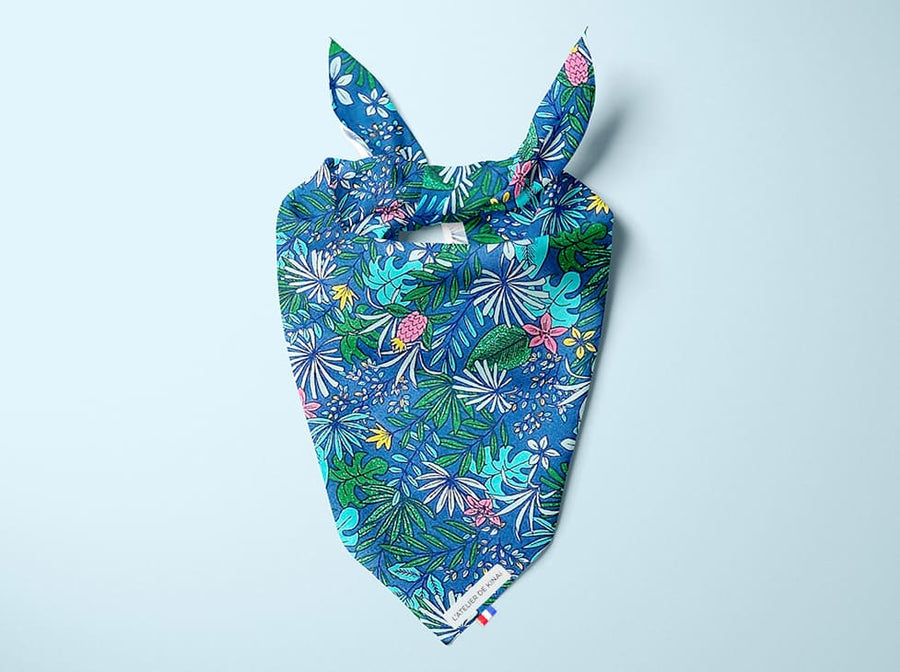 Bandana pour chien Tropical