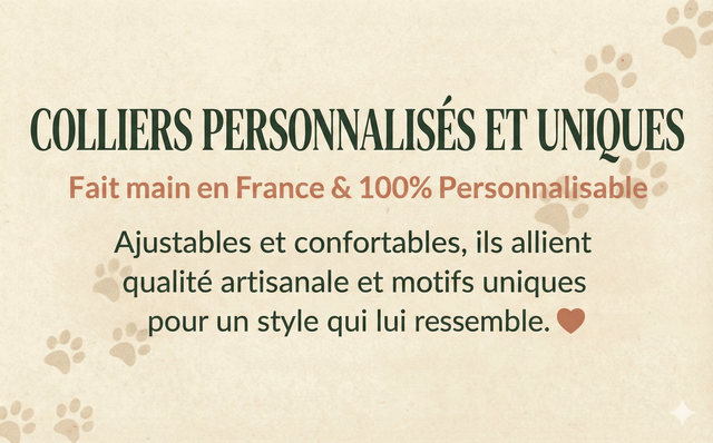 Laisses personnalisées pour chiens – Faits main en France