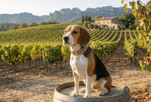 Collier personnalisé pour chien carreaux
