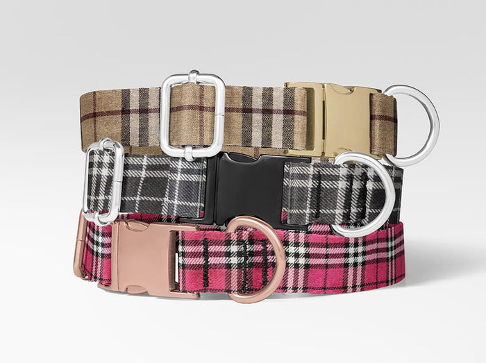 Collier pour chien Carreaux