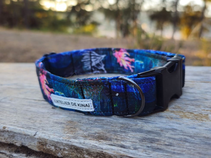 Collier pour chien corail