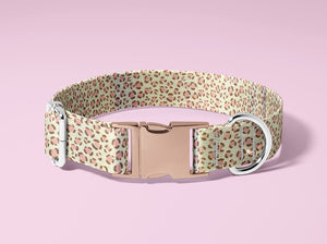 Collier personnalisé pour chien Léopard