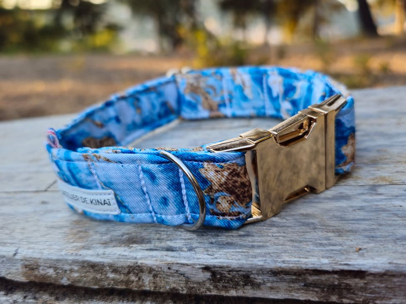 Collier chien marbre