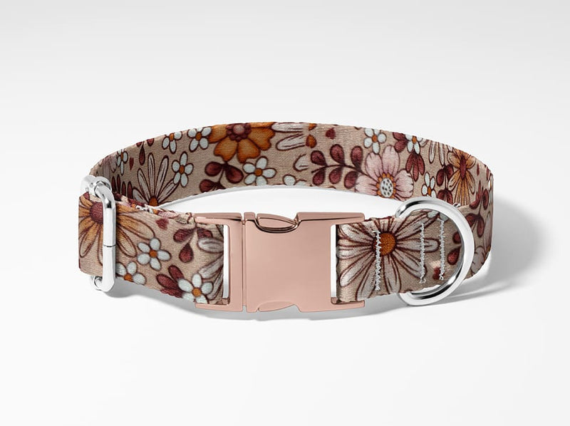 Collier personnalisé pour chien pâquerette