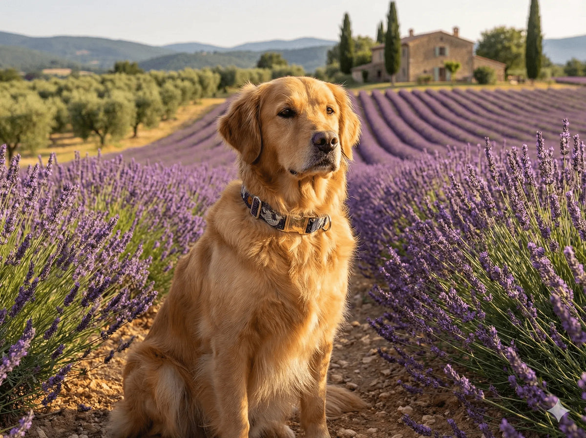Collier personnalisé pour chien carpe koï