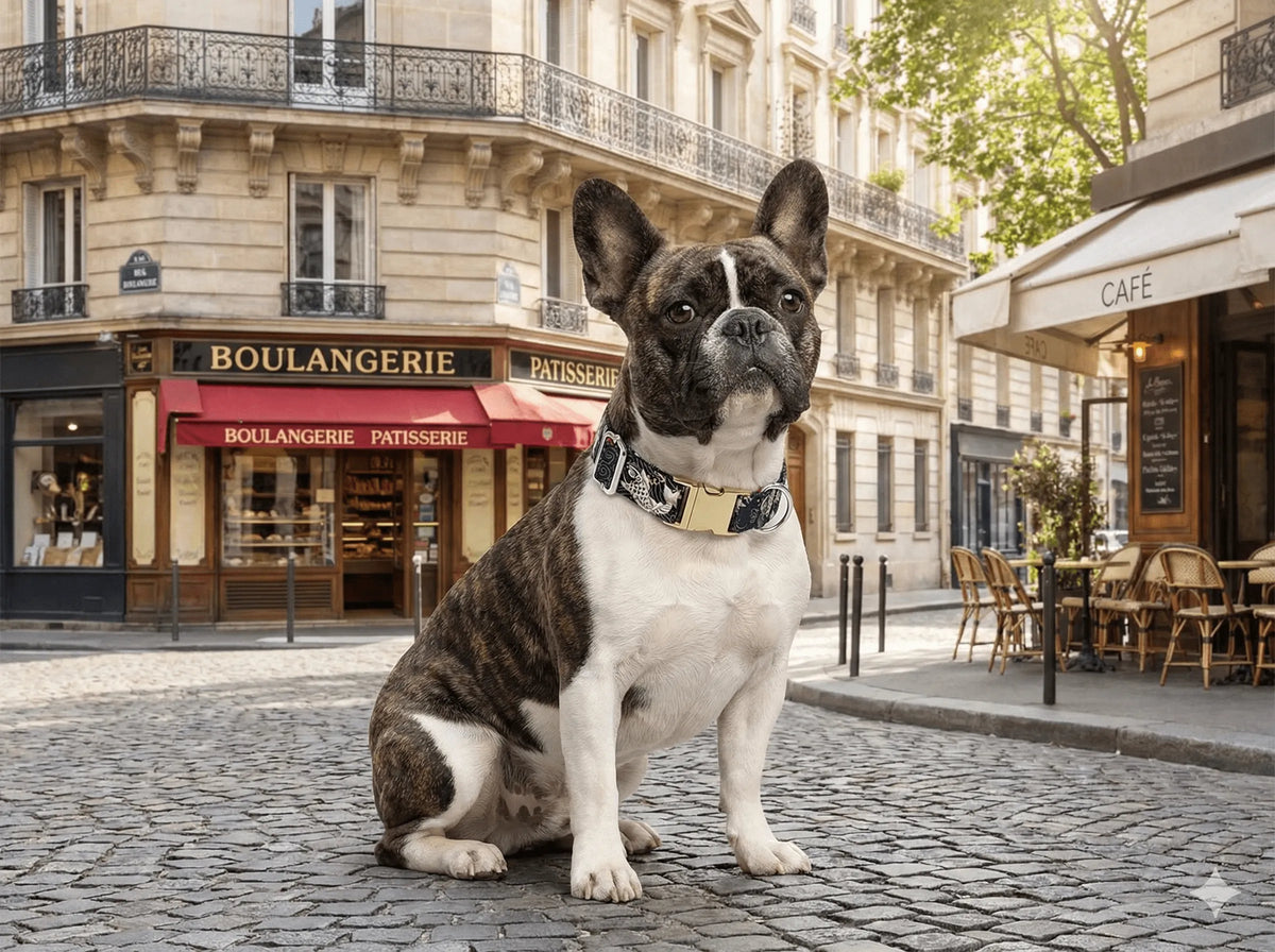 Collier personnalisé pour chien carpe koï