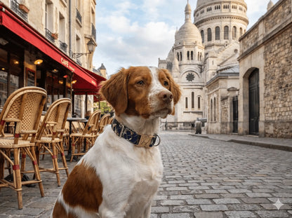 Collier personnalisé pour chien grue