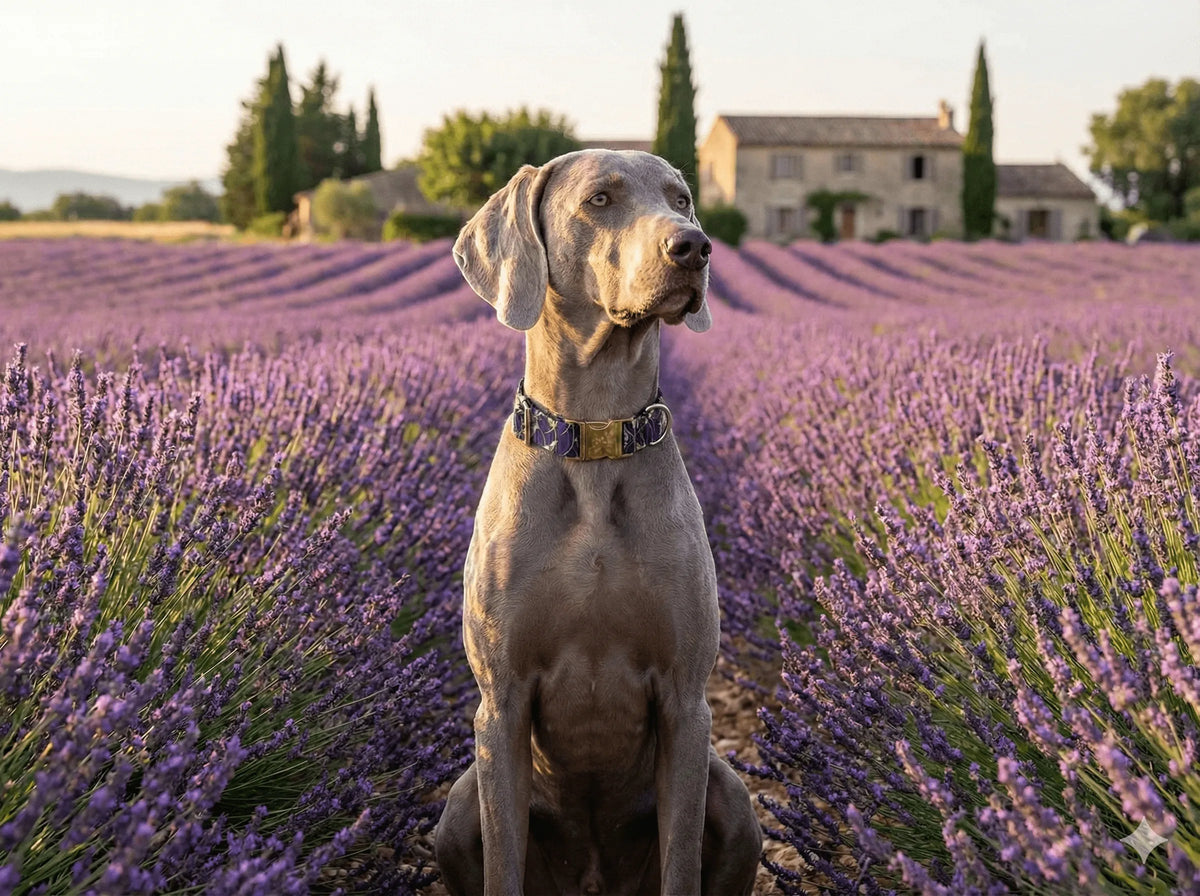 Collier personnalisé pour chien grue