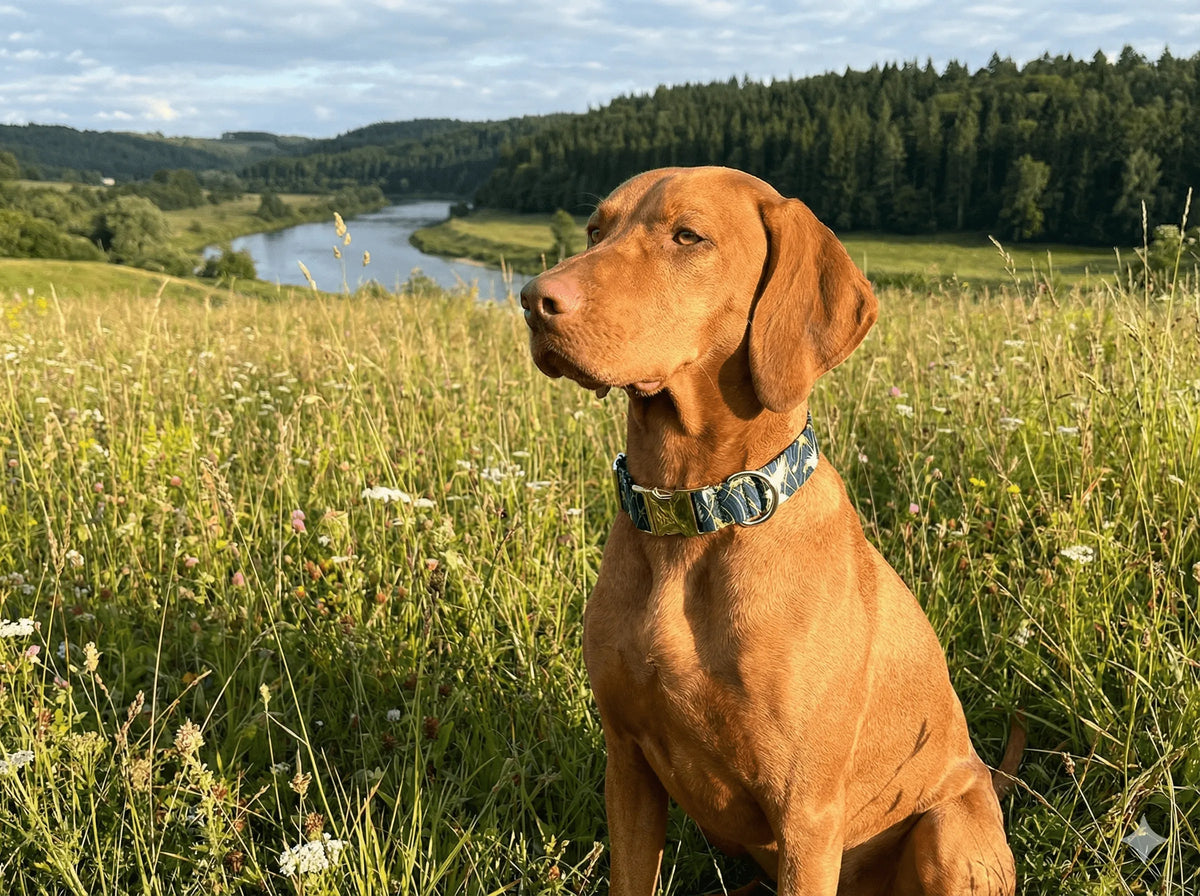 Collier personnalisé pour chien grue