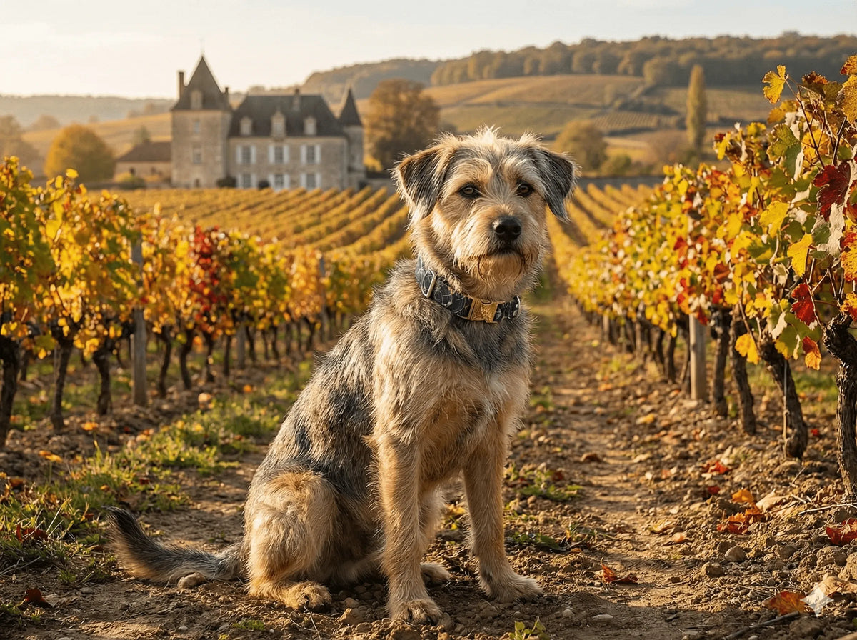 Collier personnalisé pour chien grue