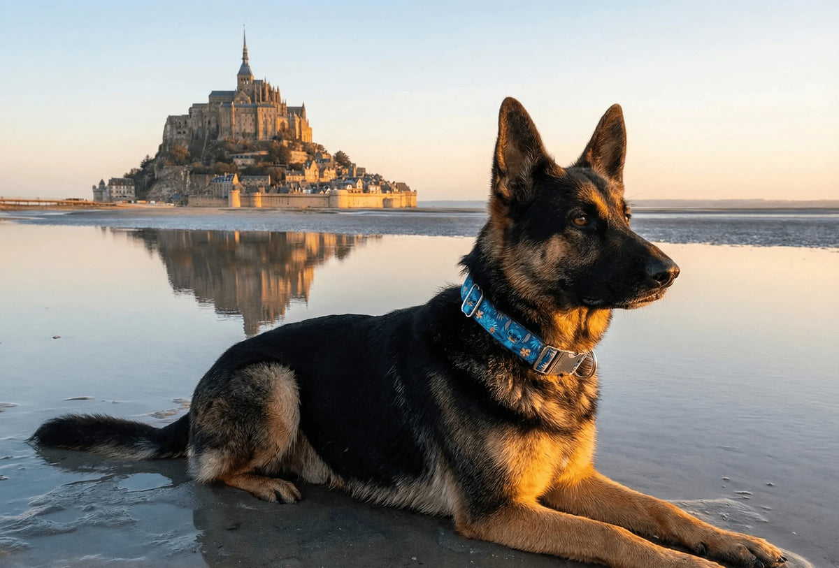 Collier personnalisé pour chien Stitch