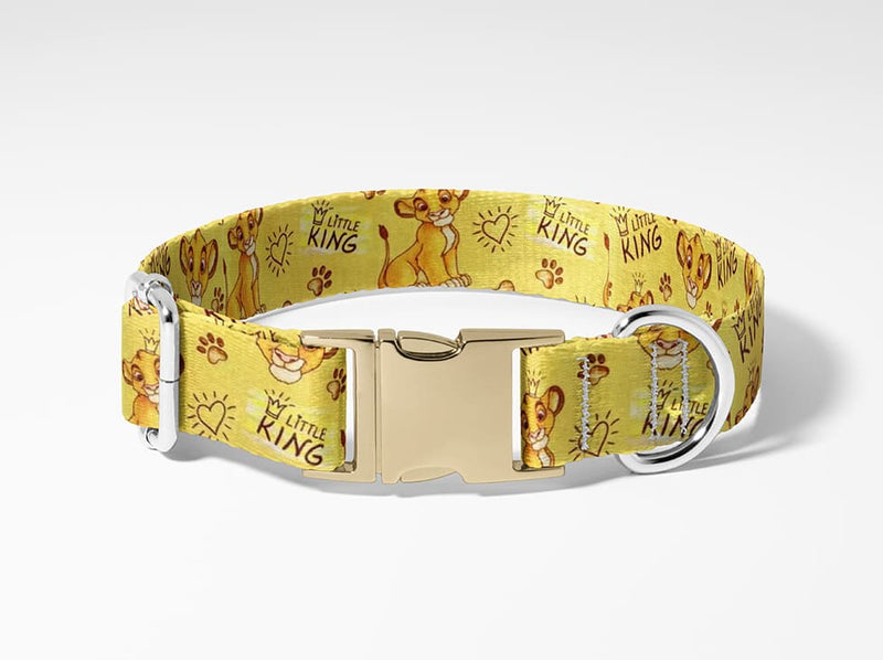 Collier personnalisé pour chien Roi Lion