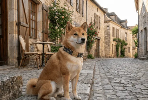 Collier personnalisé pour chien Sakura