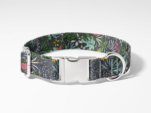 Collier personnalisé pour chien tropical