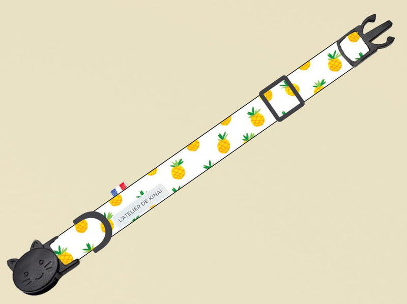 Collier pour chat ananas