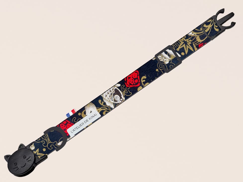 Collier pour chat carpe koï