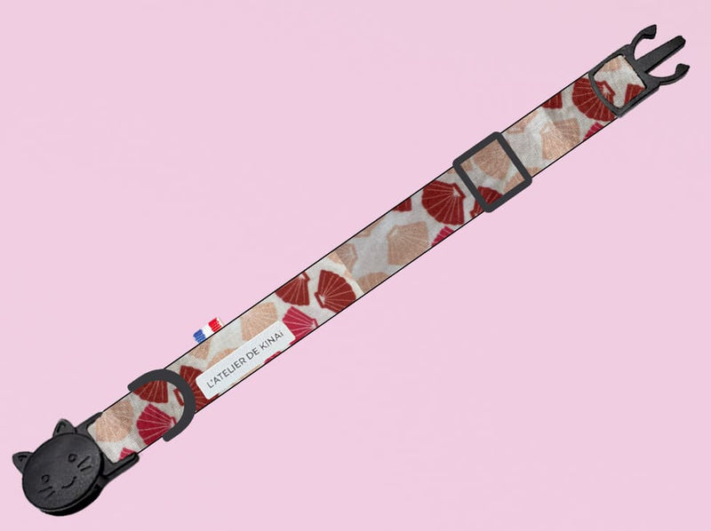 Collier pour chat coquillage
