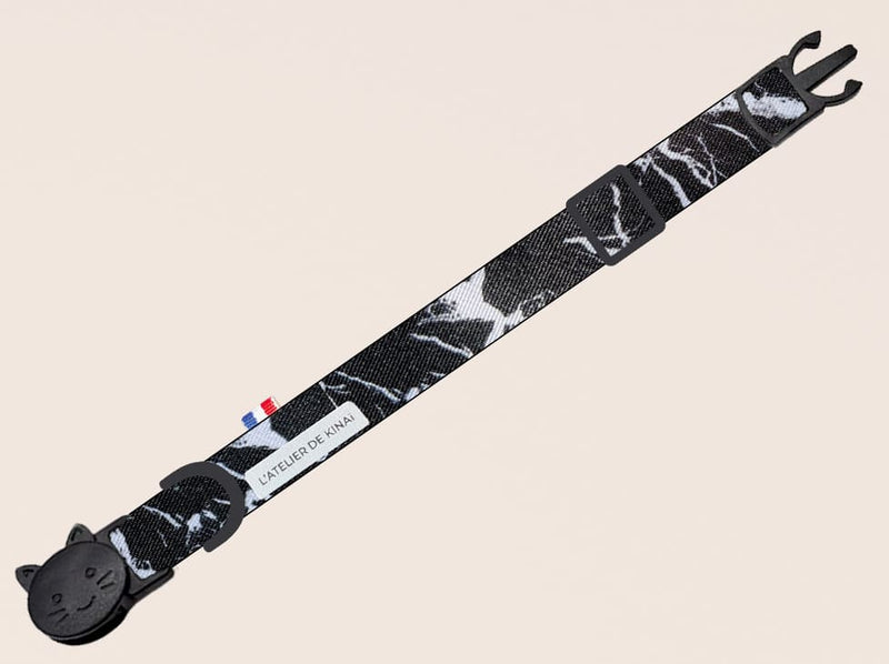 Collier pour chat marbre