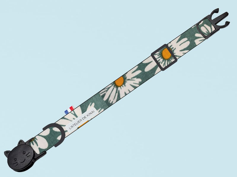 Collier pour chat marguerite