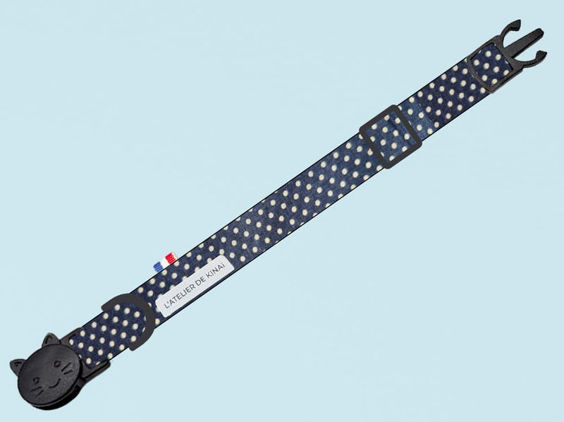 Collier pour chat pois