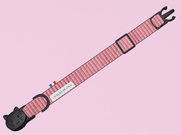 Collier pour chat velours côtelé