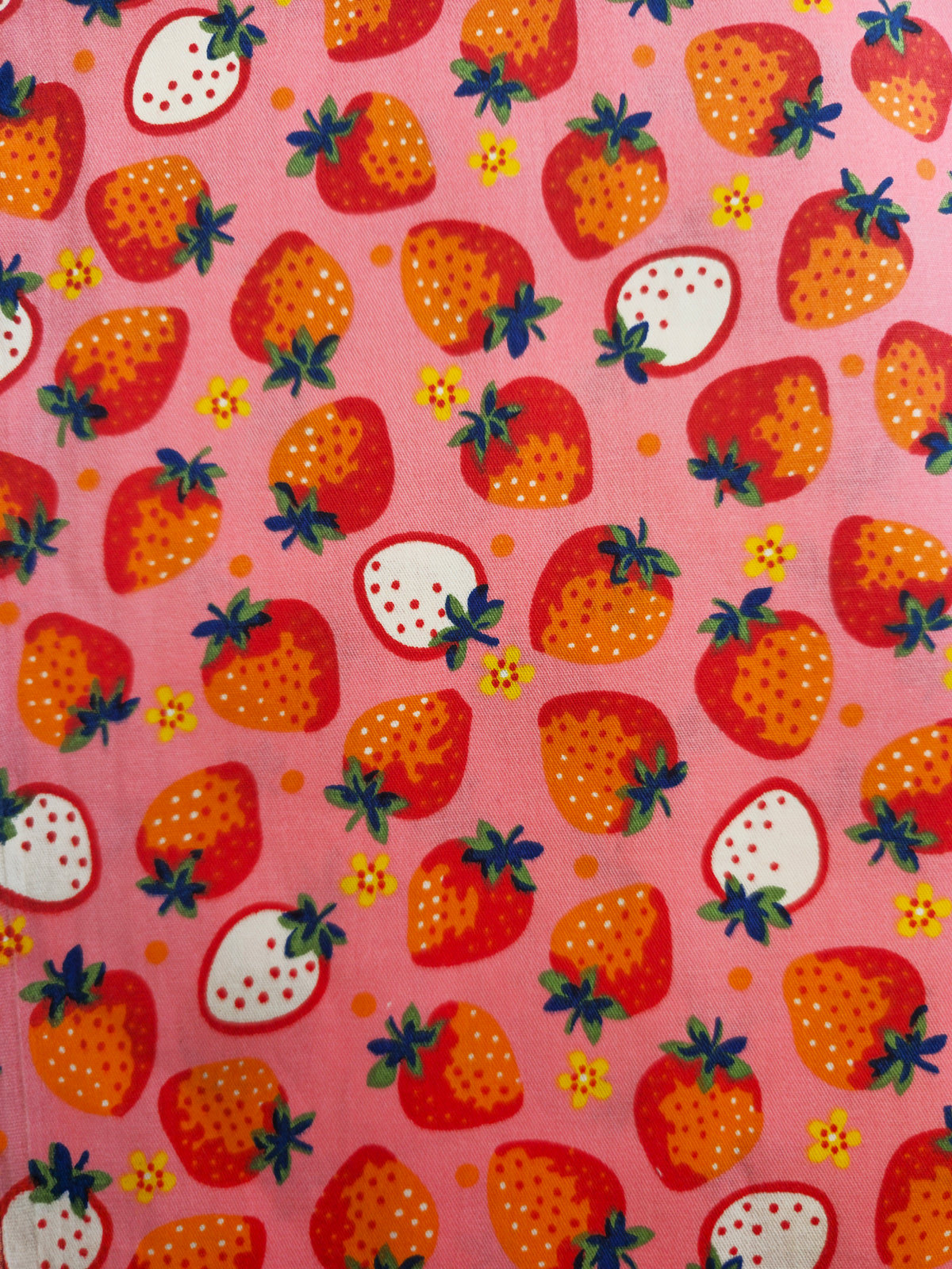 Bandana personnalisé pour chien fraise