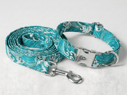 Kit collier + laisse pour chien personnalisé